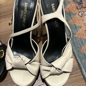 Saint Laurent Women's Ivory Heels